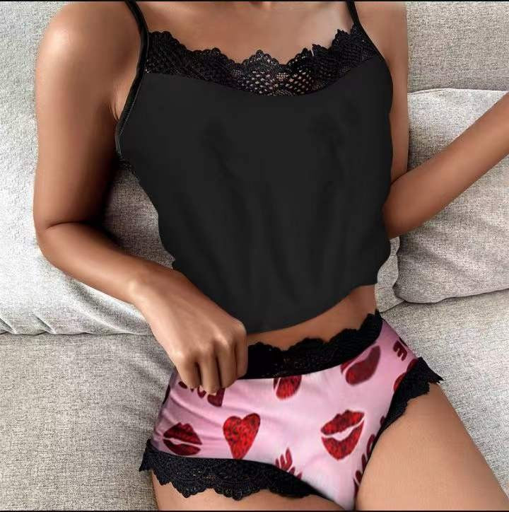 Printed Cami Shorts Set