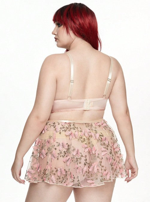 Floral Tulle Skirt Set