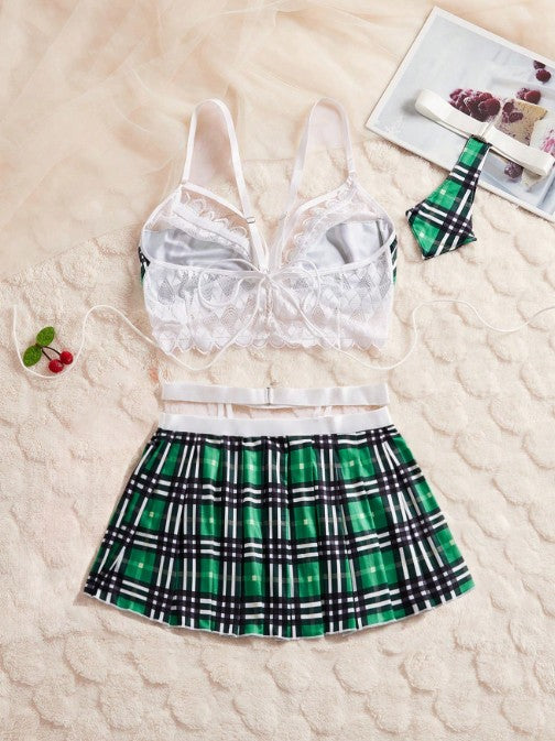 Plaid Schoolgirl Costume