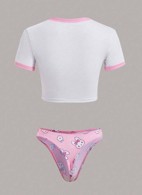 Bunny Tee & Panty Set