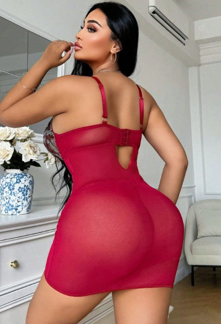 Mesh Bodycon Mini Dress