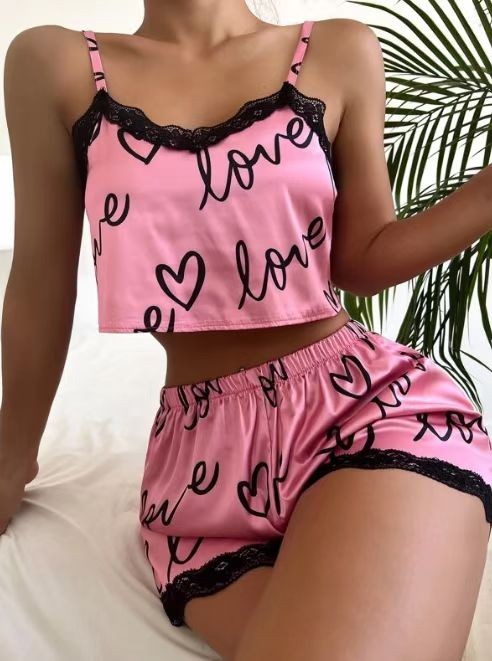 Printed Cami Shorts Set