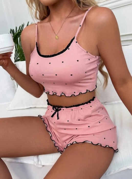 Printed Cami Shorts Set