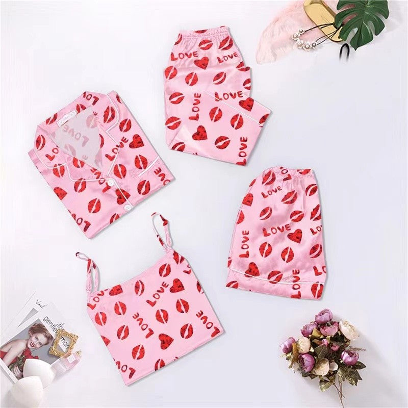 LOVE Print Pyjama Set (Multi-pack)