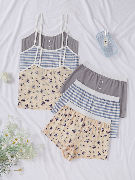 Cami Shorts Set (Multi-pack)