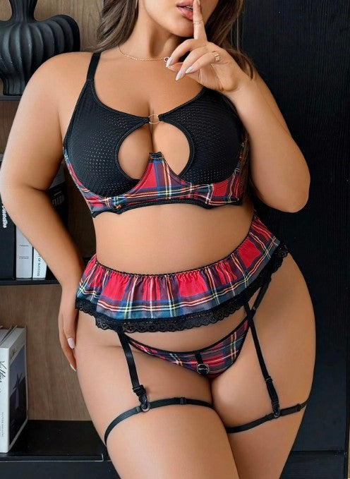 Plaid Schoolgirl Costume