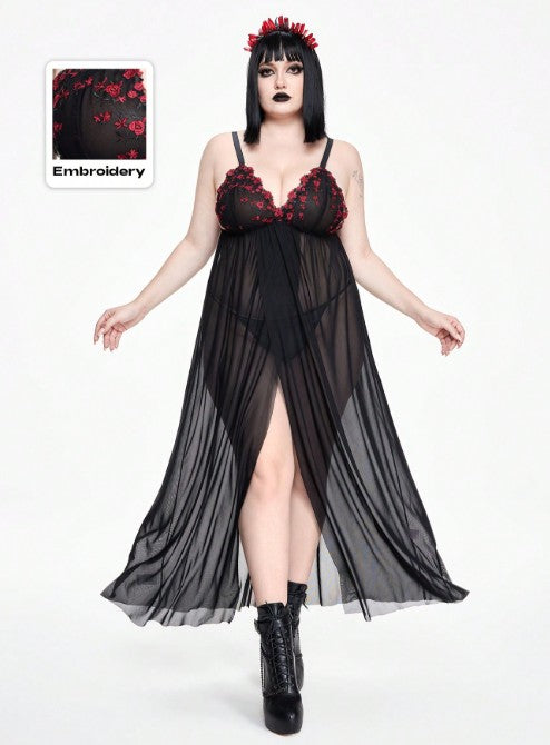 Sheer Long Nightdress