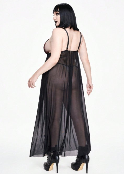 Sheer Long Nightdress