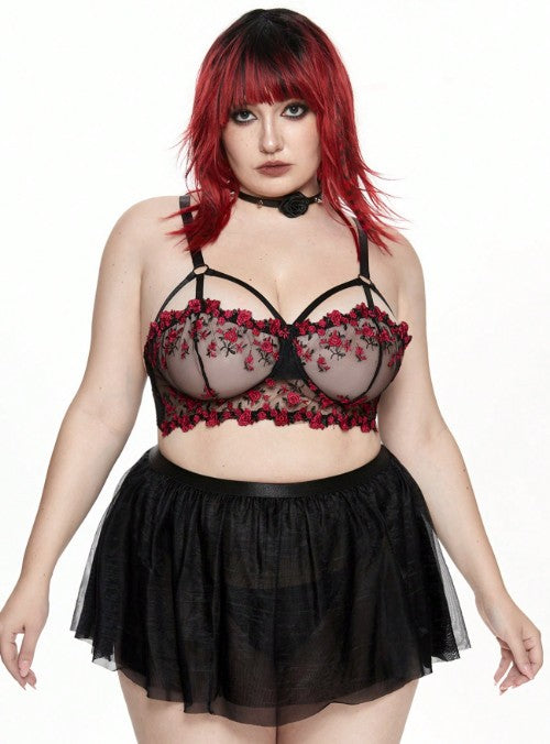 Tulle Skirt Lingerie Set