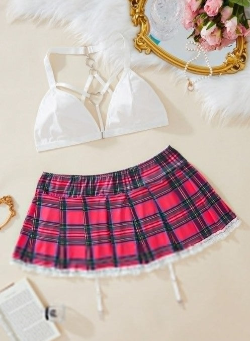 Plaid Schoolgirl Costume