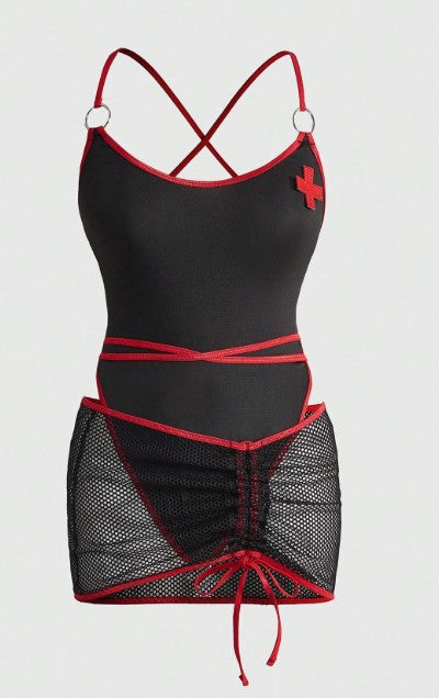 Mesh Mini Dress
