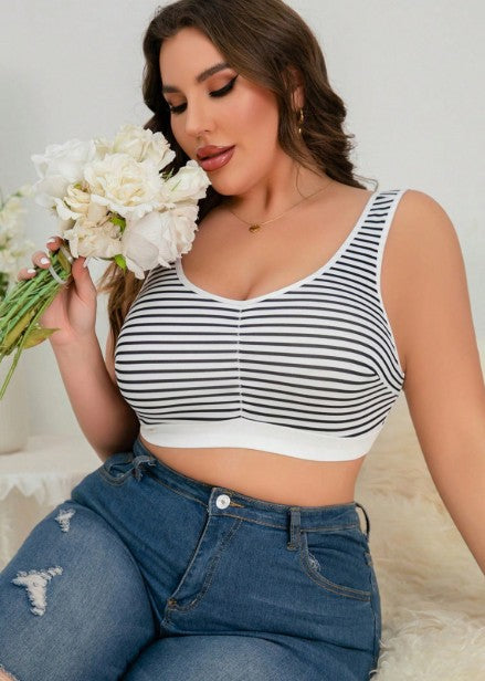 Striped Bra Top