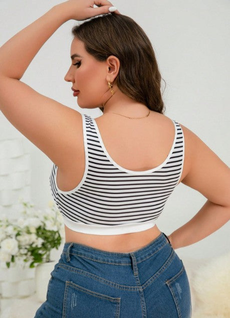 Striped Bra Top